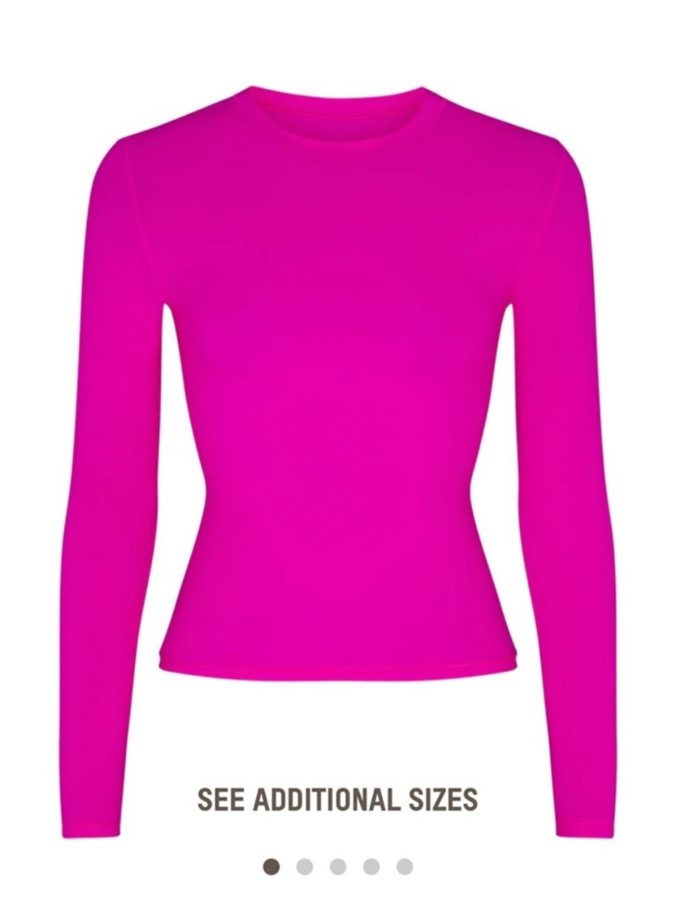 SKIMS Long Sleeve Fuchsia
